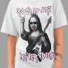 Camiseta Be Rock- Rock is Art blanca UNISEX